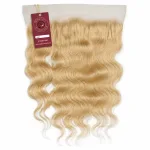 Blonde Body Wave 13x4 Transparent Lace Human Hair Frontal