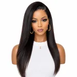 360 HD Lace Kinky Straight Human Hair Wig