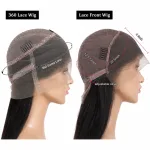 360 Hd Lace vs Front Lace Kinky Straight Wig
