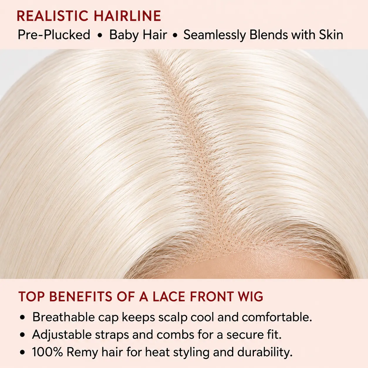 613 Platinum Blonde Lace Front Wig Features - Miracles Hair Studio Oakland 613 Platinum Blonde Lace Front Wig Features - Miracles Hair Studio Oakland
