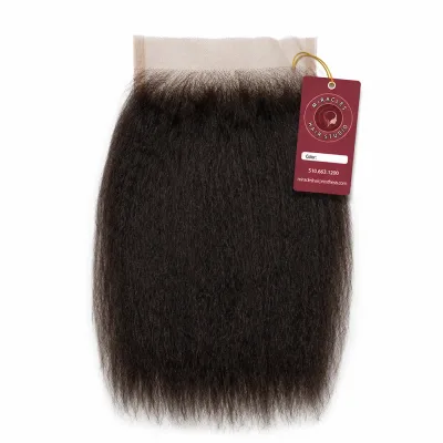 Kinky Straight 5x5 HD Lace Human Hair Closure