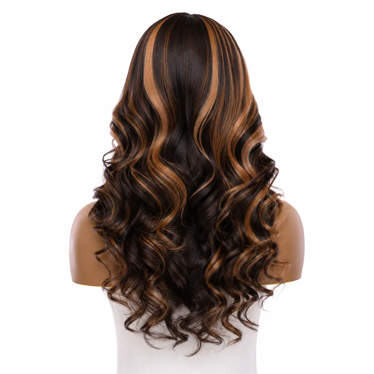HD Lace Brazilian Dark Brown Body Wave Human Hair Wig - Dark Brown with Highlights HD Lace Brazilian Dark Brown Body Wave Human Hair Wig - Dark Brown with Highlights