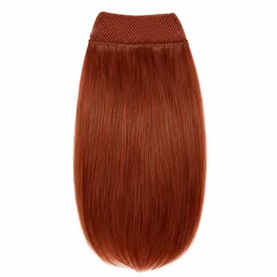 Rich Auburn Human Hair Ponytail Extensions